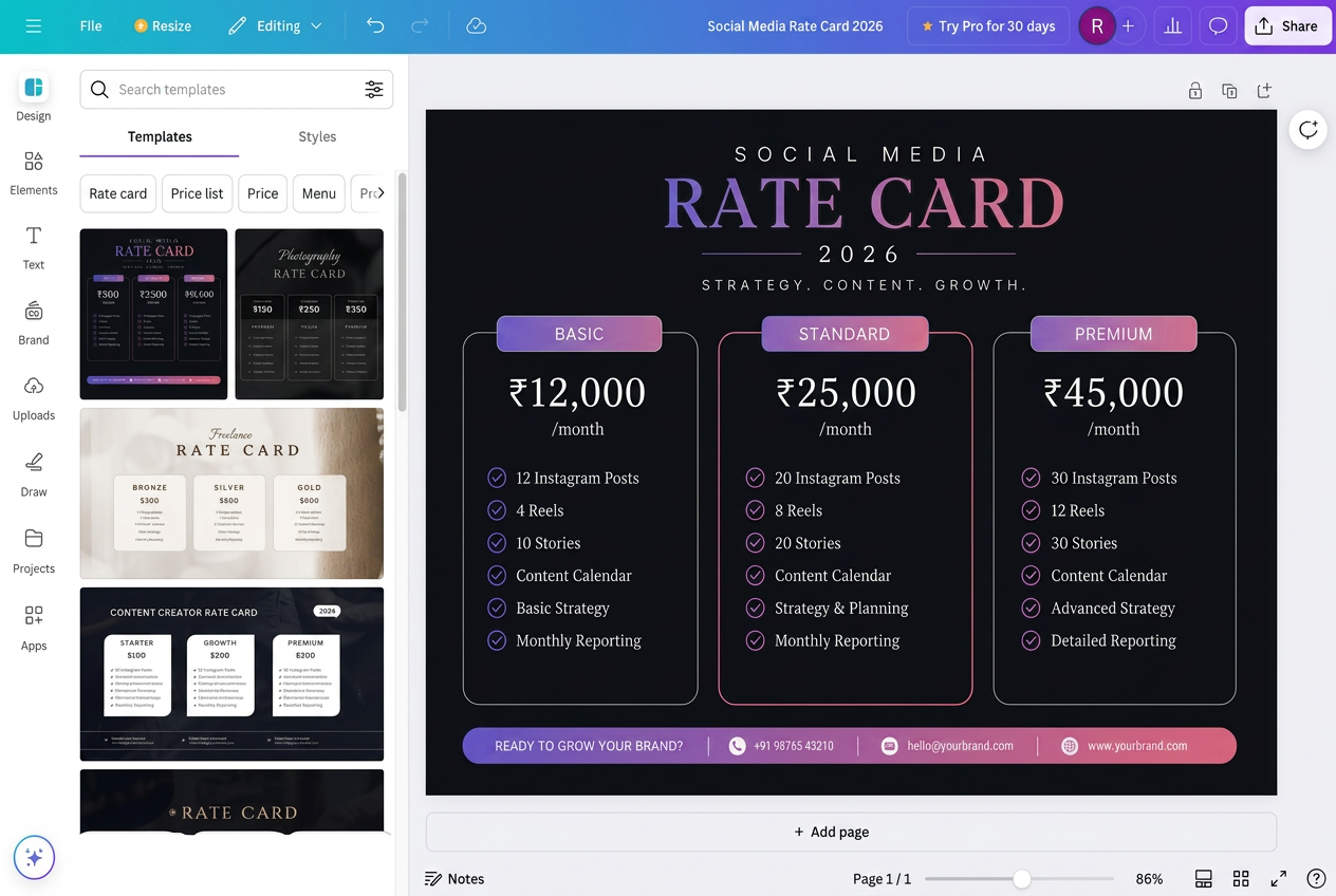 Growth analytics tracker preview